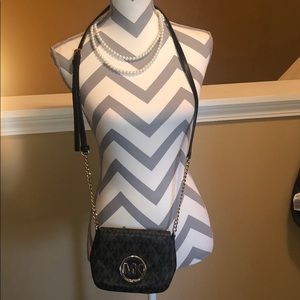Michael Kors Small Body Cross Purse Brown